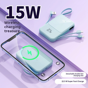 Batterie externe magnétique sans fil <span class=keywords><strong>portable</strong></span> 10000 mAh à chargement rapide, affichage LED, câble inclus pour iPhone – Meilleure vente - Product Image 5