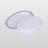Assiettes en mélamine bleues texturées, isolantes thermiquement, résistantes aux taches, pour café, famille, dîner quotidien, décoration de table assortie