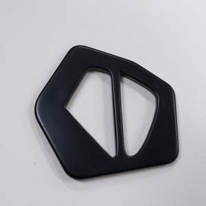 Hebilla de cinturón de resina multicolor con flores mixtas de forma irregular y extraña, hebilla de cinturón de moda de 3 velocidades, hebilla Wingcoat - Product Image 6