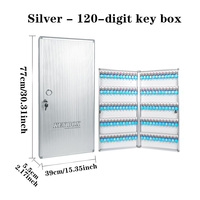 Boîte de gestion des clés portable en aluminium pour usage commercial