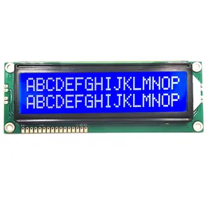 Lcd1602 tela azul 16x2 lcd módulo da tela 1602 personagem lcd