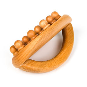 Kit de herramientas Gua Sha de madera, terapia de masaje Manual, moldeador de rollo, masajeador de drenaje linfático para reducción de celulitis - Product Image 3