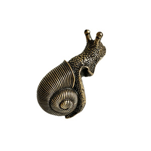 Resin Snail Decorative Ornament Bronze Color For Flower Pot Home Garden Artistic Craft Decoration - Product Image 5