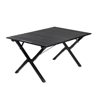 Table à manger extérieure moderne portable en métal et fer Mobilier durable pour plage pique-nique camping Utilisation extérieure