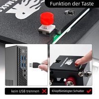 PC/PS4/PS5 USB Handbremse 16Bit SIM, pour Logitec G29 Simulieren Lineare Handbremse Realisieren Schalter