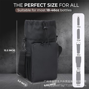 Sac de sport portable pour la vente en direct e-commerce, avec fixation magnétique pour bouteille d'eau, en tissu Oxford imperméable, 20-35L, pour activités sportives en extérieur - Product Image 4
