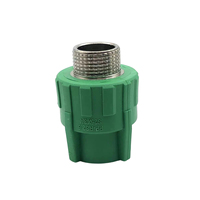 Raccord mâle PPR de haute qualité, connecteur de couplage pour tuyau d'eau, raccord fileté mâle PPR en plastique et laiton, raccord PPR