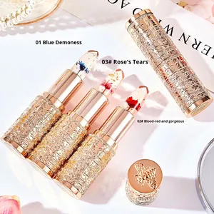 Petal jöle renk değiştiren ruj doğal nemlendirici sıcak vardiya dudak balsamı tembel no-makyaj çıplak MakeupWholesale damla - Product Image 2