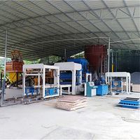 Machine mobile automatique de fabrication de blocs creux en argile à petite échelle avec pression hydraulique et moteur