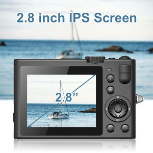 Nouvel arrivage Appareil photo numérique Wifi 3 objectifs 5K vidéo 64MP avec écran IPS de 2.8 pouces et lumière LED pour la photographie - Product Image 4