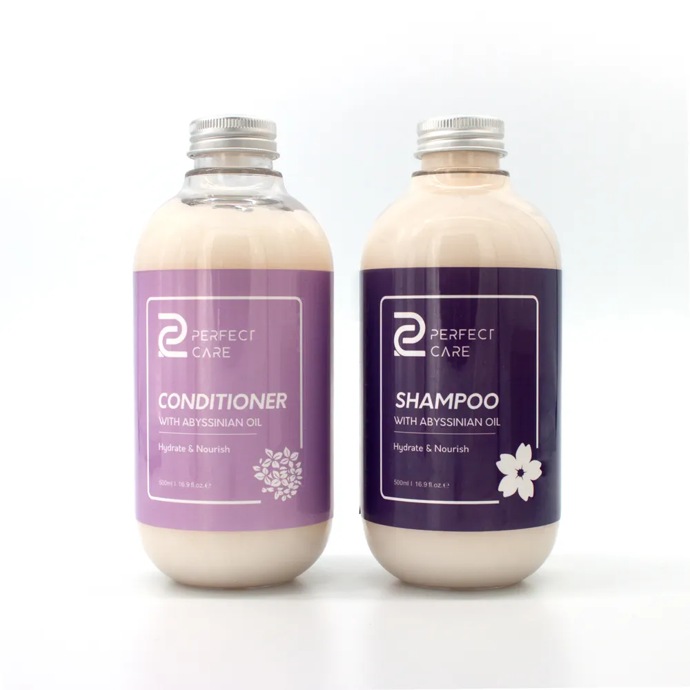 OEM Haar Bio Shampoo Conditioner Hydrat und nähren Haar Shampoo und Conditioner Set Abessinier öl für Männer Frauen