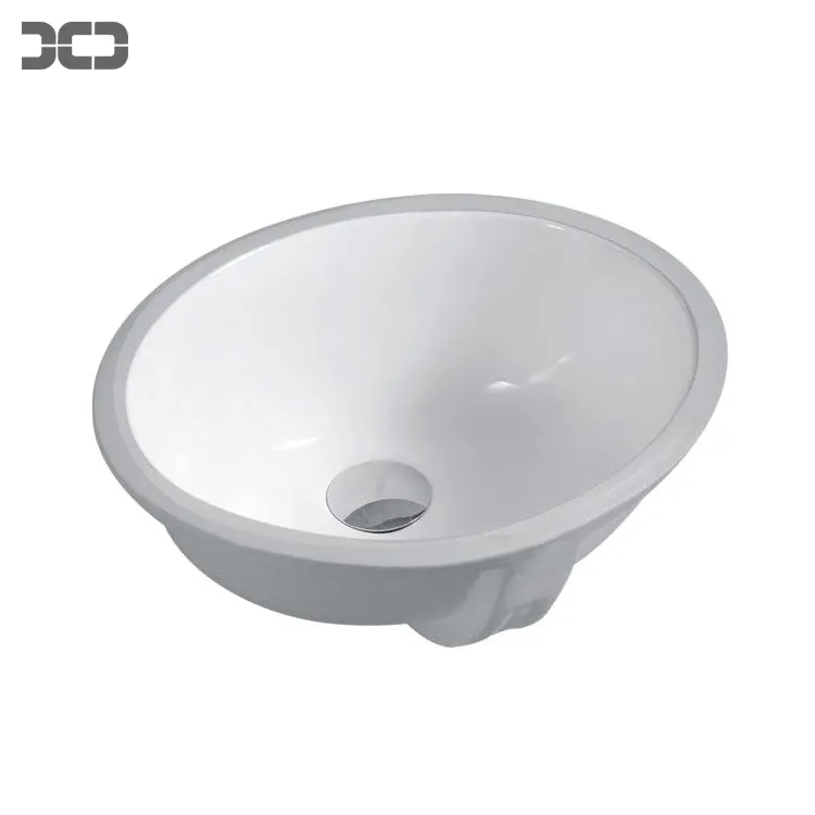 Bathroom ceramic sink vanities oval basin undermount sinks