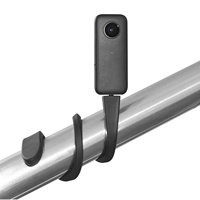 Penyangga Silikon Bentuk Gurita Fleksibel untuk GoPro dan Ponsel, Bracket Multifungsi dengan Tongsis Selfie Nirkabel