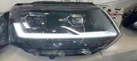 Phares à LED Volkswagen Multivan T5 Transporter, Style T6, pour Modèles 2012-2015, 12V 6000K Température de Couleur