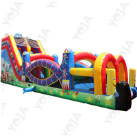 Complexe sportif commercial Yoja, château gonflable interactif Clown Moon, Moonwalk gonflable, trampoline aquatique, château gonflable, trampoline