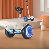 Meilleures ventes, scooter électrique pour enfants avec guidon, hoverboard tout-terrain de 10 pouces, lumière LED, haut-parleur, 36V 2.4AH