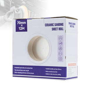 Rouleaux de papier abrasif ultra-fin 70 mm * 12 m, forme rectangulaire, oxyde de zirconium céramique, abrasifs de polissage en gros, papier de verre pour voiture - Product Image 3