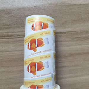 2024 francobolli australiani da $4.50 adesivo "pesce pagliaccio di barriera" grande barriera corallina "timbro distintivo marino di Queensland: <span class=keywords><strong>Muh</strong></span> - Product Image 1