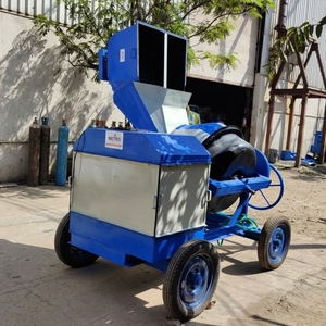 Mezcladora de Concreto Portátil, Mezcladora de Cemento Eléctrica Tipo Tambor para Obras de Construcción y Edificación - Product Image 6