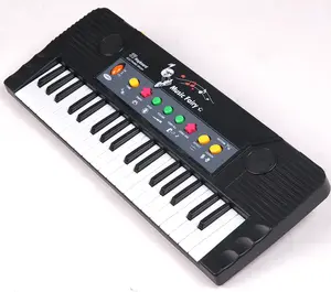 : 热卖37键电子键盘带麦克风多功能音乐钢琴乐器玩具