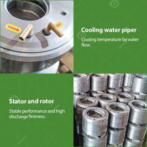 Industry 15kw 80 <b>Mini</b> Peanut <b>Food</b> Mustard Butter Manufacture Plant Jam Vertical Colloid Mill Machine - Product Image 4