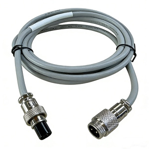 สายเคเบิลเชื่อมต่ออุตสาหกรรม M12 แบบกันน้ำ ปรับแต่งได้ ผลิตจากโลหะผสมสังกะสี 6P TRVVP ป้องกันสัญญาณรบกวน สายไฟ 10A พร้อมชุดสายไฟ - Product Image 5