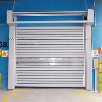 Porte à enroulement rapide en spirale haute vitesse, porte à action rapide en alliage d'aluminium avec isolation et protection thermique pour usage extérieur