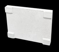 Brique réfractaire en argile à haute teneur en alumine (forme sphérique) réfractaire moyenne, sur mesure 155*115*20mm, pour four de frittage