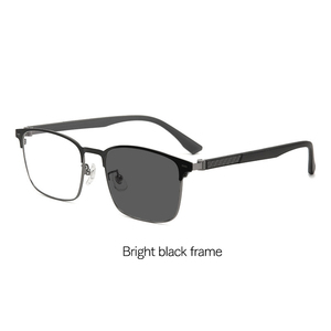 Lunettes de lecture <span class=keywords><strong>progressives</strong></span> multifocales pour hommes, en fibre de carbone et métal, fabriquées à la main, avec verres anti-lumière bleue - Product Image 3