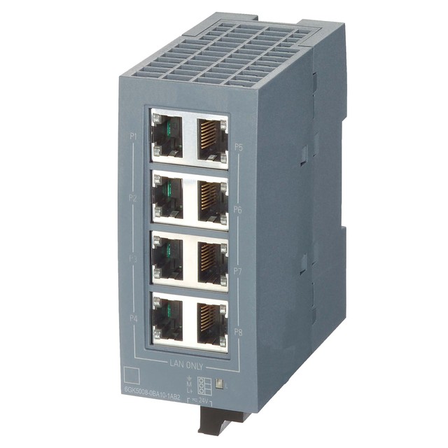 New Original Unmanaged Industrial Ethernet Switch 6GK5008-0BA00-1AB2