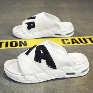 Haute qualité hommes extérieur intérieur pantoufles sandales plage Design Air hommes antidérapant confortable pantoufles hommes chaussures décontractées taille <span class=keywords><strong>46</strong></span> 47 - Product Image 4
