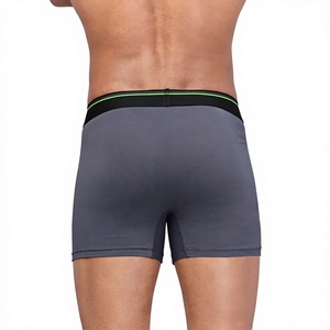 Bóxers de Punto Sin Costuras de Algodón/Spandex de Secado Rápido, Ecológicos y de Primera Calidad, Fabricados por OEM, para Hombre, con Logotipo Personalizado, Transpirables - Product Image 5