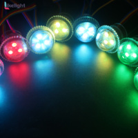 Luz LED de Píxeles RGB UCS1903 de 26 mm, OEM ODM, DC12V SMD5050 3LED, Lámpara Puntual Impermeable para Iluminación de Atracciones de Parques de Diversiones