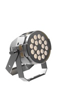 Luz LED Profesional 18x10W Par RWGB 4en1 para Escenario, DMX512, IP33, 5000K, Equipo Delgado para Discoteca, DJ, Bodas, Eventos, Fiestas y Clubes