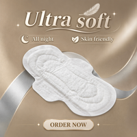 Protège-slips ailés jetables en coton pur biologique biodégradable, serviettes hygiéniques féminines aux herbes ultra-minces à haute absorption anti-fuites