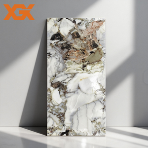 Carrelage en porcelaine verte de luxe Offre Spéciale 600*1200 Carrelage de sol et de mur en marbre brillant d'aspect haut de gamme pour carreaux de porcelaine muraux de salle de bain - Product Image 1