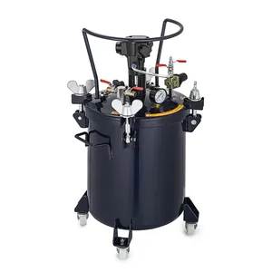 Automatic Paint Mixer Tank Sprayer Regulator Air Agitator Paint Bucket Tool Mixing Drum Blender Pressure Pot Tools