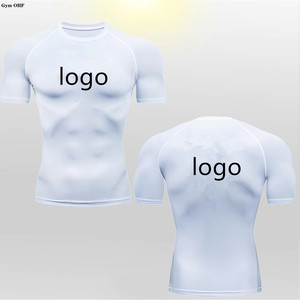 T-shirts de sport en velours côtelé pour hommes, coupe ajustée, style été, nouvelle collection 2026 - Product Image 4