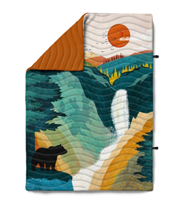 بطانية قابلة للطي خفيفة الوزن قابلة لإعادة التدوير, مقاومة للماء ، للسفر ، مخصصة ، مطبوعة ، للتنزه ، في الهواء الطلق ، التخييم ، بطانية منتفخة - Product Image 5