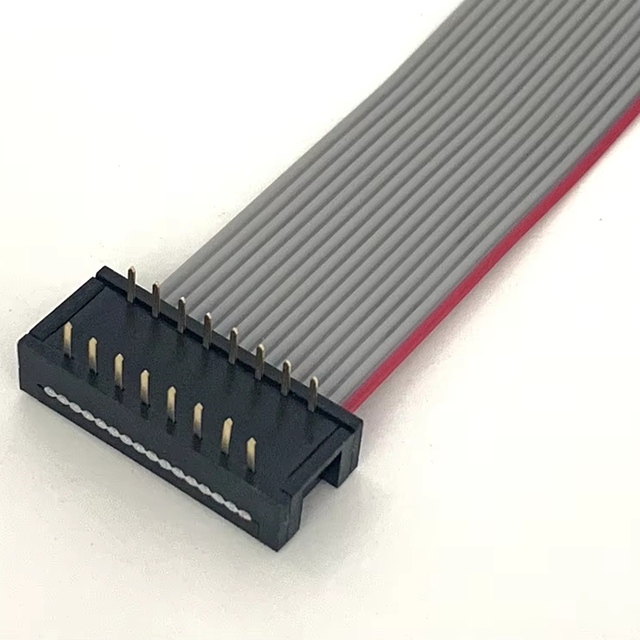 2.54*7.62mm DIP Black Connector Cables 2*8 Pin Flat Ribbon Cable 2651 28awg 1.27 Pitch PVC IDC Cable Assembly for Electronics