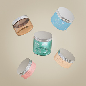 Flacon vide pour crème pour <span class=keywords><strong>les</strong></span> mains cosmétique en PET à visser personnalisé en usine, 180-480g, pot pour masque - Product Image 3