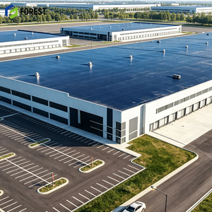 Bâtiment d'usine en structure métallique préfabriquée clé en main, entrepôt industriel à grande portée, centre de stockage d'équipements - Product Image 1
