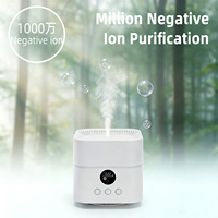 Purificateur d'air HEPA à 4 étages de filtration avec ions négatifs et stérilisation UVC pour chambre à coucher, bureau et petites pièces