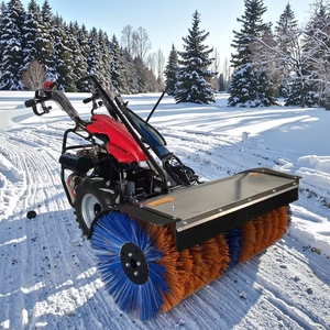 Best Price Walk Behind Snow Sweeper Machine with Electric Starter for Easy Operation Powerful Snow Thrower - Product Image 2
