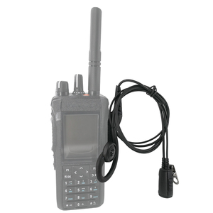 Auricular PTT Negro en Forma de G con Cancelación de Ruido, Micrófono con Clip para Walkie Talkie, para Comunicación de Seguridad, Compatible con Radio R7 - Product Image 4