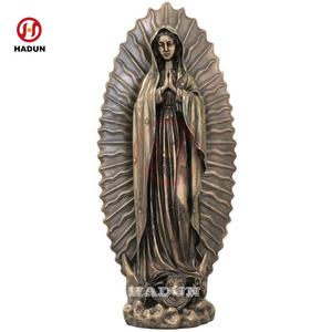 IFE size Bronze ur Ady of uuadalupe y statues uan Diego estatuas - Product Image 4