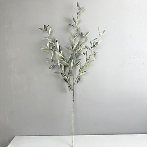 <span class=keywords><strong>Prix</strong></span> de gros, verdure artificielle, feuilles d'<span class=keywords><strong>olivier</strong></span> en soie, branche à longue <span class=keywords><strong>tige</strong></span> avec fruits, 113 cm, pour vase de maison, décoration de fête d'anniversaire - Product Image 3