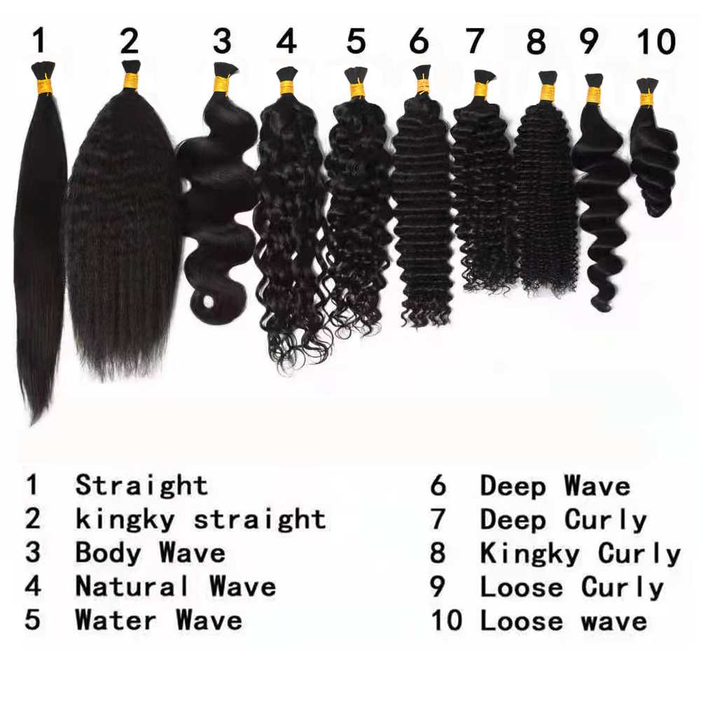 Vast Hair Workshop Craft Detail 11 for KAMA 100% Human Hair Extensions Curly Boho Braids Bulk Human Hair Bundles for Black Women