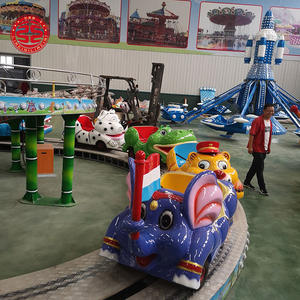 Trenino in pista da corsa gratuito per bambini in treno Mini navetta in auto con treni elettrici del parco divertimenti - Product Image 5