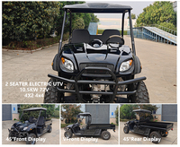 UTV Électrique de Haute Qualité 48V 4x4 10.5kW, Quad Buggy Électrique 4x4 Ride-on pour Ferme Certifié CEE
